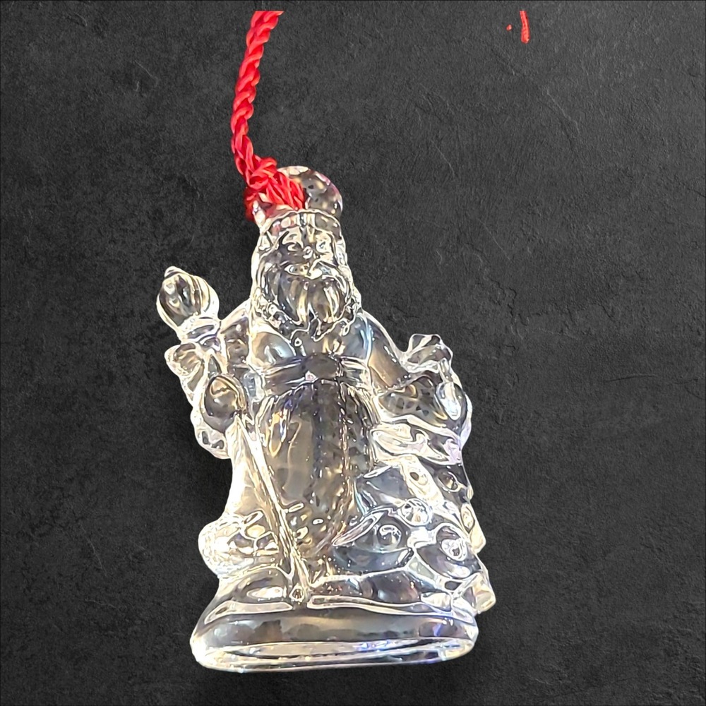 Vintage Waterford‎ Marquis Crystal Santa Claus Christmas Ornament *No Box